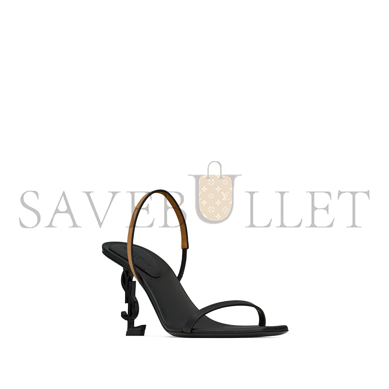 YSL OPYUM SLINGBACK SANDALS IN SMOOTH LEATHER 786512AADX71063 YSL OPYUM SLINGBACK SANDALS IN SMOOTH LEATHER 786512AADX71063